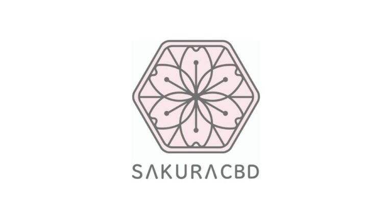 CBDオイルブランド『サクラCBD（SAKURA CBD） 』のロゴ