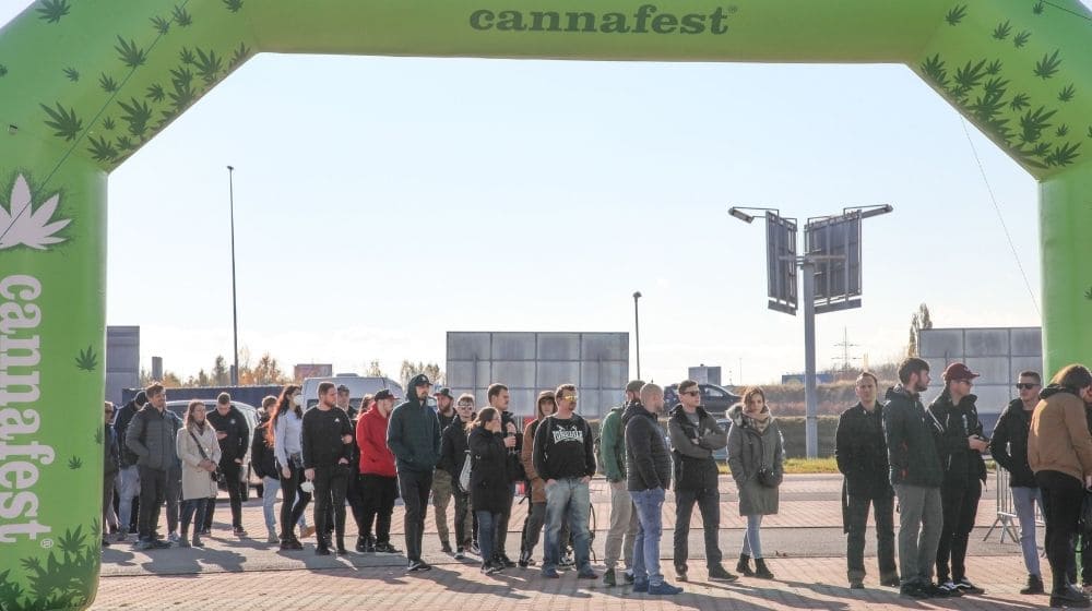 世界最大級の大麻エキスポ『カンナフェス2021』のゲート